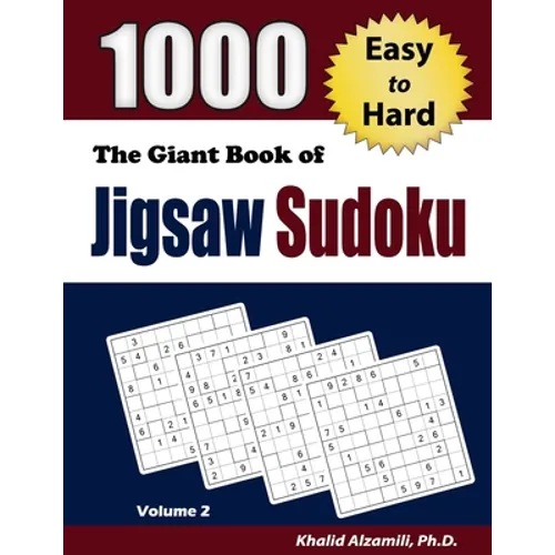 The Giant Book of Jigsaw Sudoku: 1000 Easy to Hard Puzzles - Paperback
