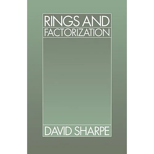 Rings and Factorization - Paperback