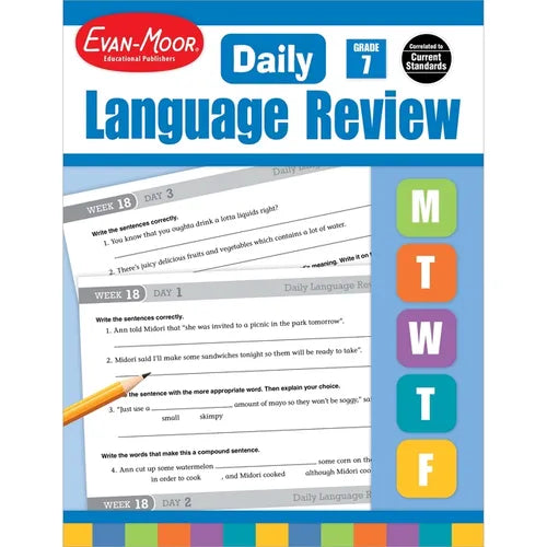 Daily Language Review, Grade 7 Te - Paperback