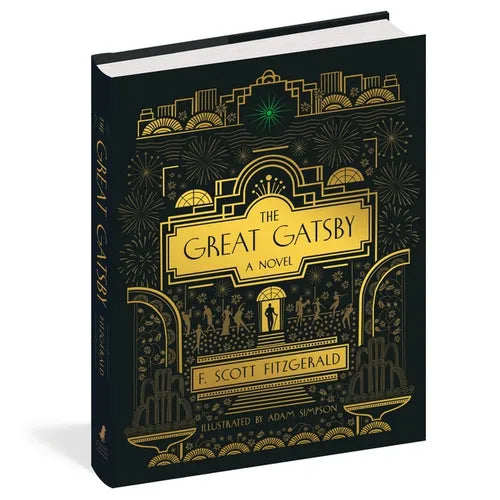 The Great Gatsby: A Novel: Deluxe Illustrated Edition - Hardcover