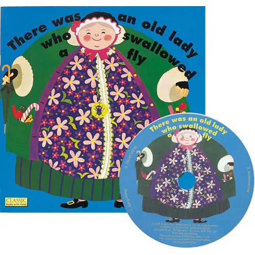 There Was an Old Lady Who Swallowed a Fly [With CD] - Paperback