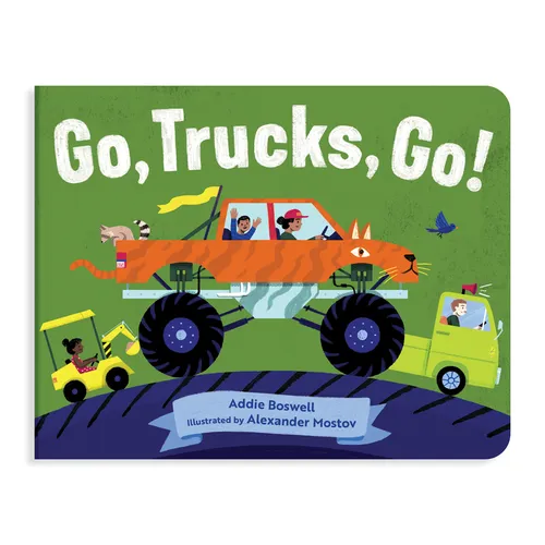 Go, Trucks, Go!: A Truck Book for Toddlers 1-3 - Board Book