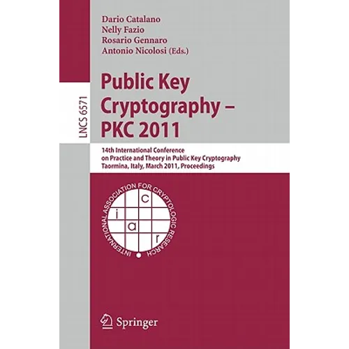 Public Key Cryptography: PKC 2011 - Paperback