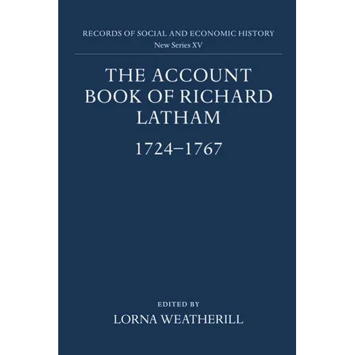 The Account Book of Richard Latham - Hardcover