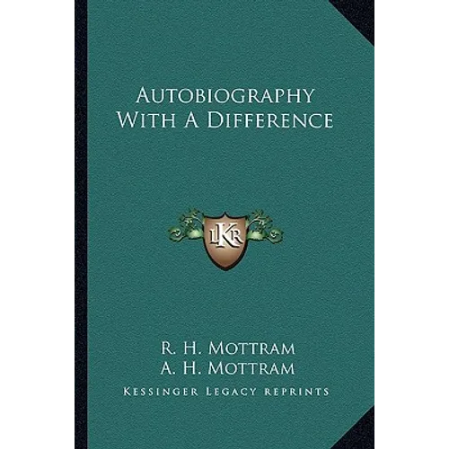 Autobiography With A Difference - Paperback