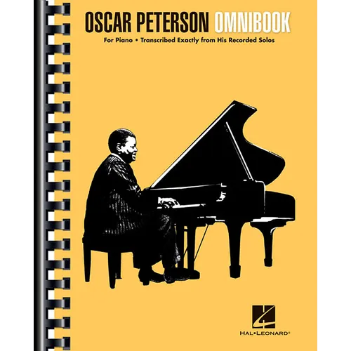 Oscar Peterson Omnibook Piano Transcriptions of 40 Jazz Masterpieces Jazz Sheet Music Collection Hal Leonard Jazz Piano Book - Paperback