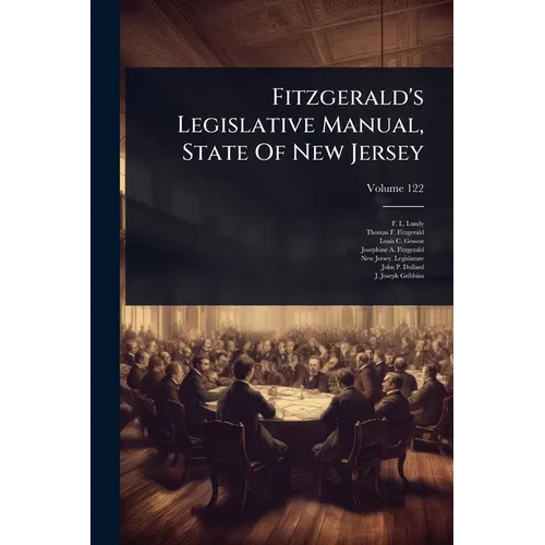 Fitzgerald's Legislative Manual, State Of New Jersey - Paperback