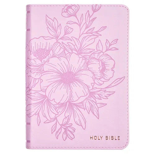 KJV Bible Compact LP Faux Leather, Purple - Paperback
