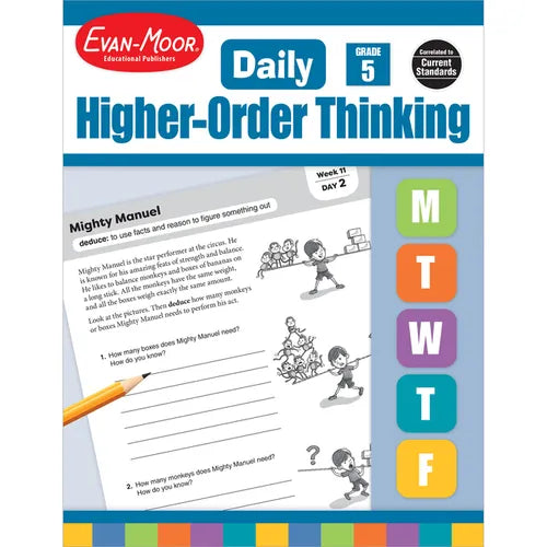 Daily Higher-Order Thinking, Grade 5 Te - Paperback