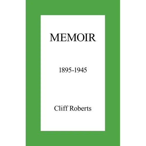 Memoir: 1895-1945 - Paperback