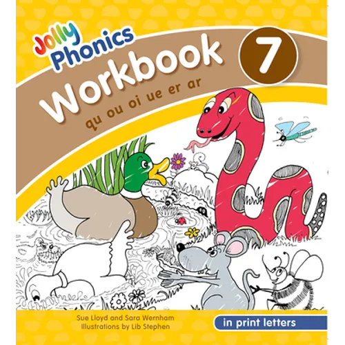 Jolly Phonics Workbook 7: In Print Letters (American English Edition) - Paperback