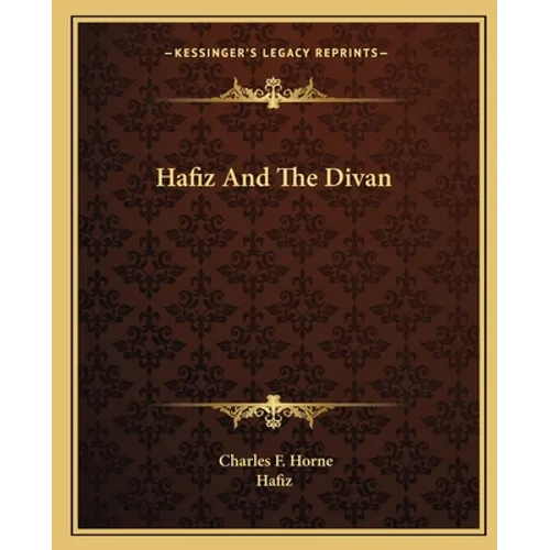 Hafiz And The Divan - Paperback
