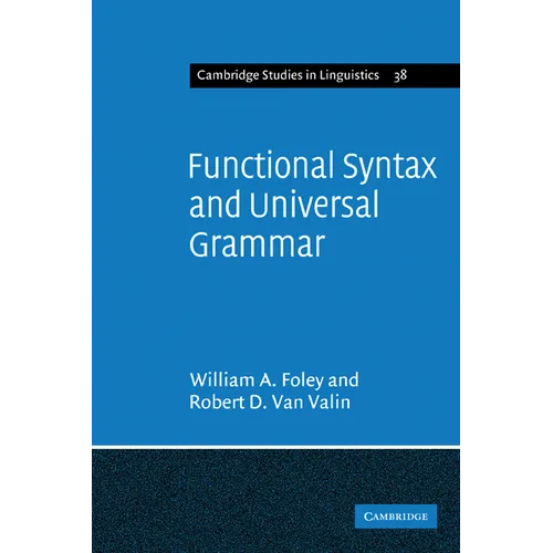 Functional Syntax and Universal Grammar - Paperback