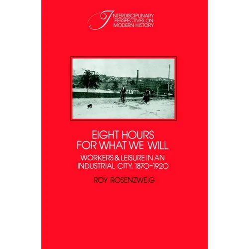Eight Hours for What We Will: Workers and Leisure in an Industrial City, 1870 1920 - Paperback
