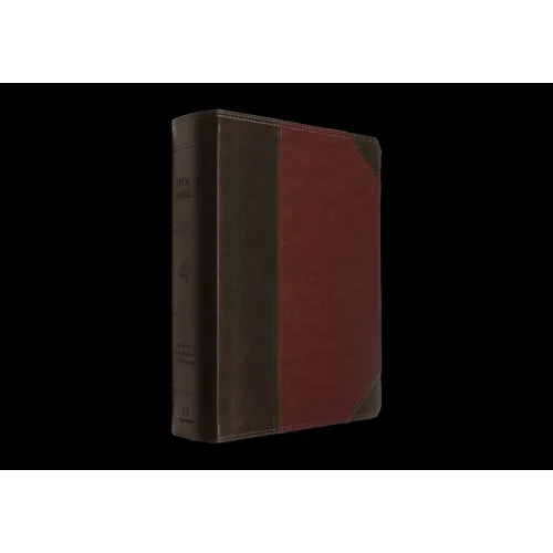 ESV Super Giant Print Bible (Trutone, Brown/Cordovan, Portfolio Design) - Imitation Leather