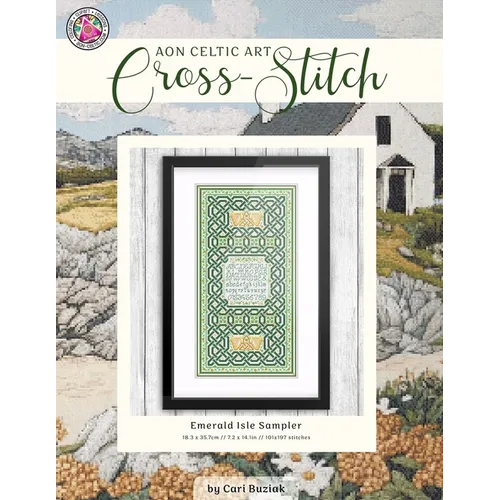 Emerald Isle Sampler: Celtic Cross-Stitch Chart, 7.2