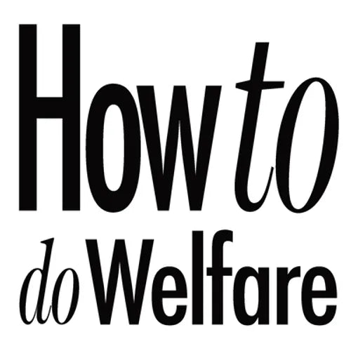 How to do Welfare - Paperback