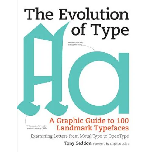 The Evolution of Type: A Graphic Guide to 100 Landmark Typefaces: Examining Letters from Metal Type to Open Type - Hardcover
