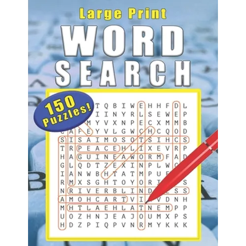 Wood Search Book: 150 puzzles with solutions, 8.5 x 11, soft cover, glossy finish - Paperback
