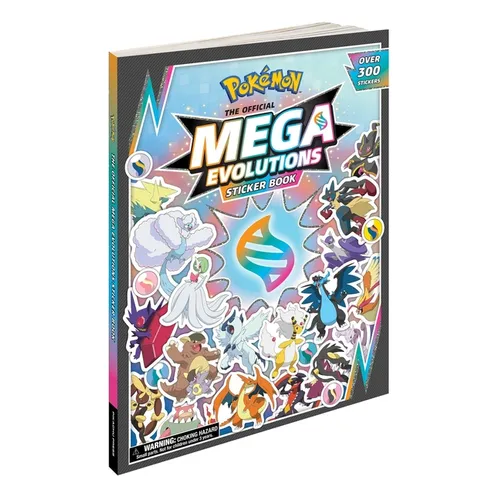 Pokémon the Official Mega Evolutions Sticker Book - Paperback