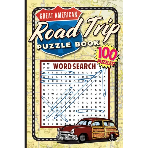 Great American Road Trip Puzzle Book - Paperback