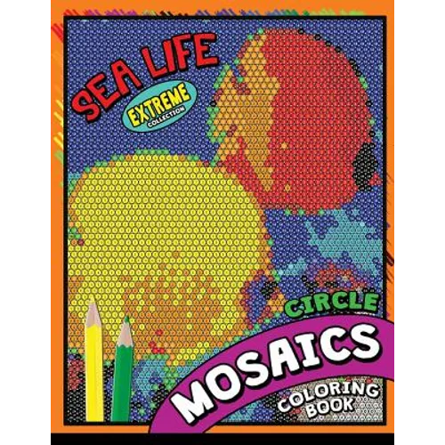 Sea Life Square Mosaics Coloring Book: Colorful Animals Coloring Pages Color by Number Puzzle - Paperback