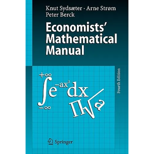 Economists' Mathematical Manual - Paperback
