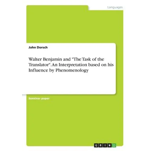 Walter Benjamin and 