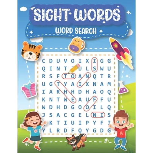 Sight Words Word Search: for Kids High Frequency - 100 Word Search Puzzles for Kids - Large Size 
