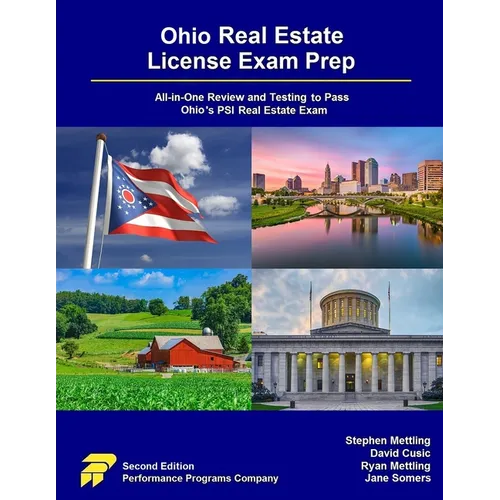 Ohio Real Estate License Exam Prep: All-in-One Review and Testing to Pass Ohio's PSI Real Estate Exam - Paperback