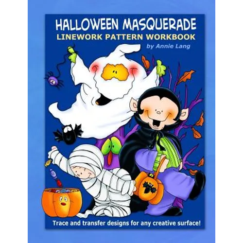 Halloween Masquerade: Linework Pattern Workbook - Paperback