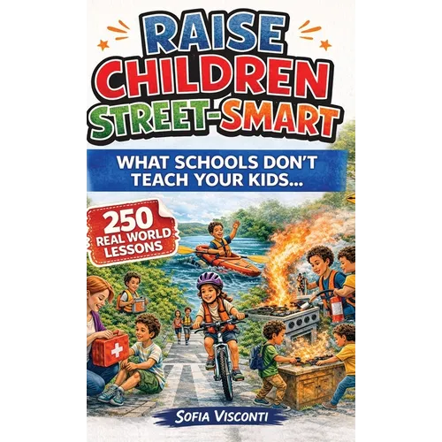 Raise Children Street-Smart - What Schools Don't Teach Your Kids: 250 Real World Lessons to Build Confident, Independent, Resilient Kids with the Life - Hardcover