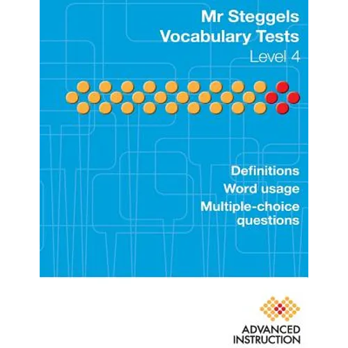 Mr Steggels Vocabulary Tests Level 4 - Paperback
