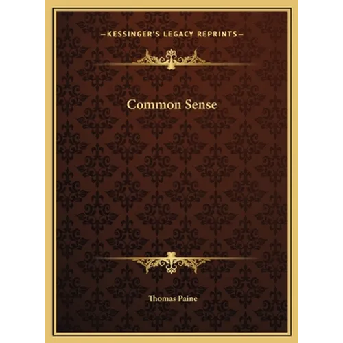 Common Sense - Hardcover