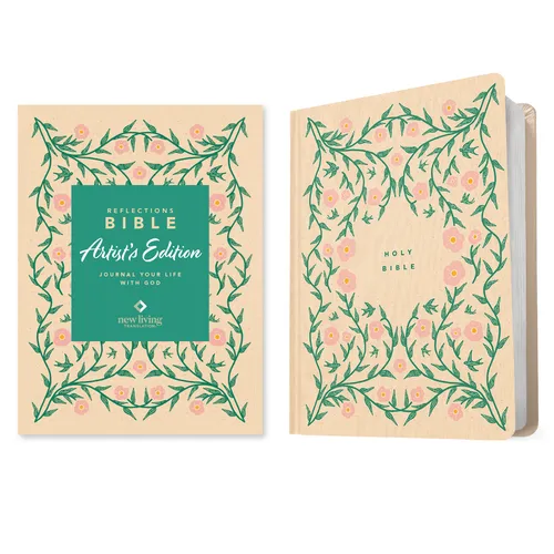NLT Reflections Bible, Artist's Edition (Hardcover Cloth): Journaling Your Life with God - Hardcover