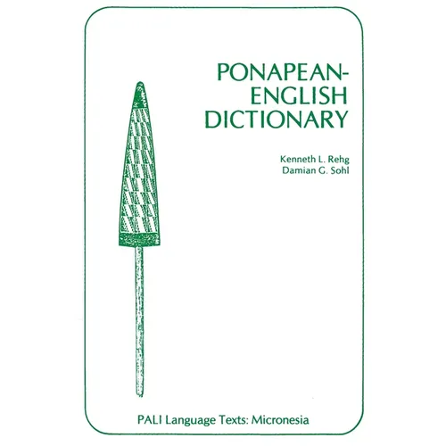 Ponapean-English Dictionary - Hardcover