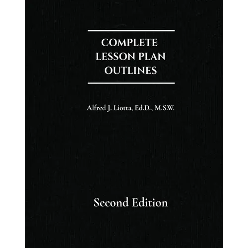 Complete Lesson Plan Outlines - Paperback