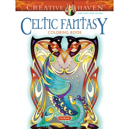 Creative Haven Celtic Fantasy Coloring Book - Paperback