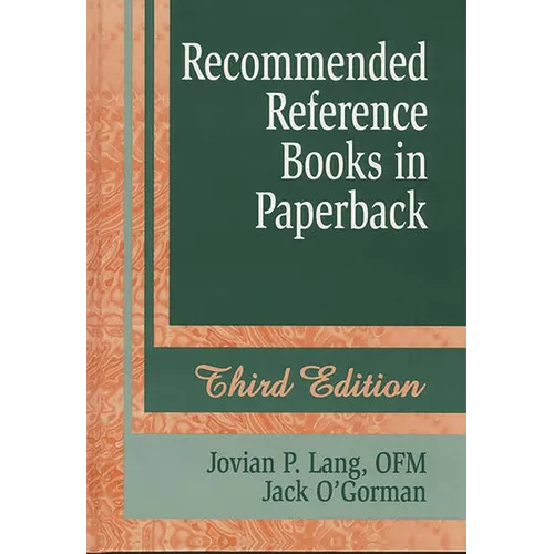 Recommended Reference Books in Paperback - Hardcover