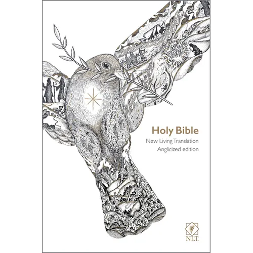 NLT Holy Bible, White Flexiback, Dove Illustration, Award-Shortlisted Design, British Text, NLT New Living Translation, Flexiback, Standard Size - Paperback