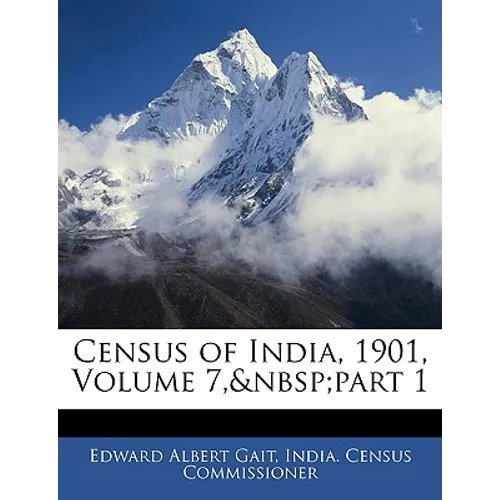 Census of India, 1901, Volume 7, Part 1 - Paperback