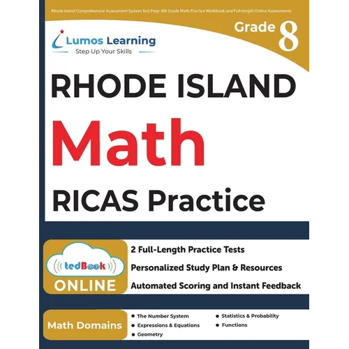 Rhode Island Comprehensive Assessment System Test Prep: RICAS Study Guide - Paperback