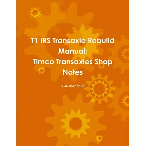 T1 IRS Transaxle Book - Paperback