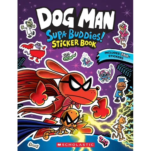 Dog Man: Official Supa Buddies Sticker Book - Paperback