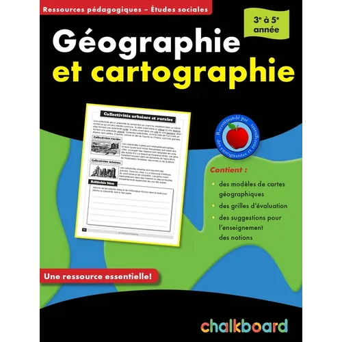 Geographie Et Cartographie 3-5 - Paperback