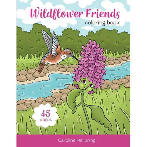 Wildflower Friends Coloring Book - Paperback