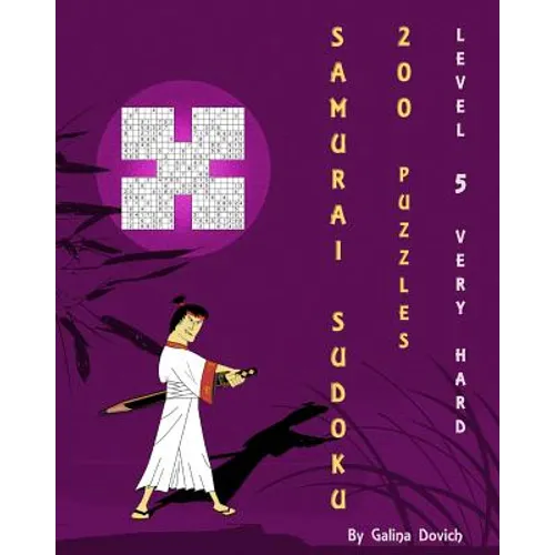 Samurai Sudoku 200 Puzzles: Level 5 Very Hard - Paperback