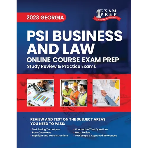 2023 Georgia PSI Business and Law Exam Prep: 2023 Study Review & Practice Exams - Paperback