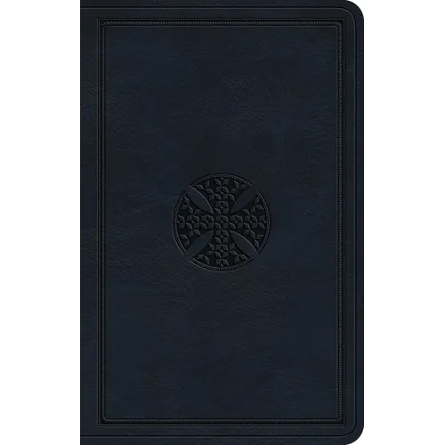 ESV Premium Gift Bible (Trutone, Navy, Mosaic Cross Design)
