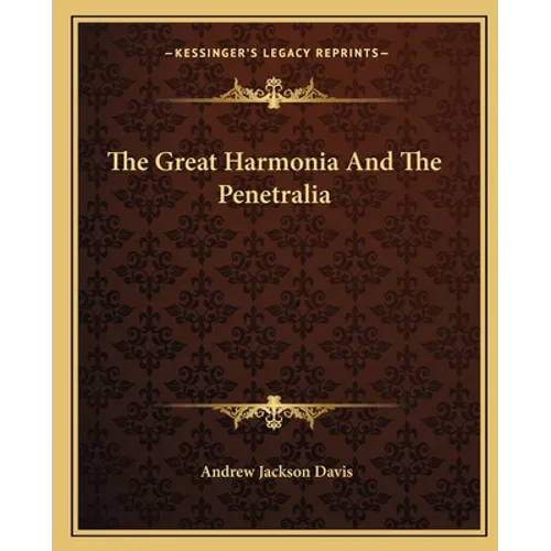 The Great Harmonia And The Penetralia - Paperback